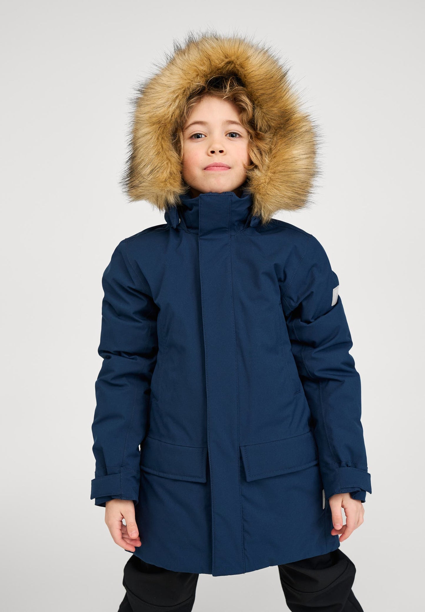 Kids' waterproof down jacket Serkkula Winter