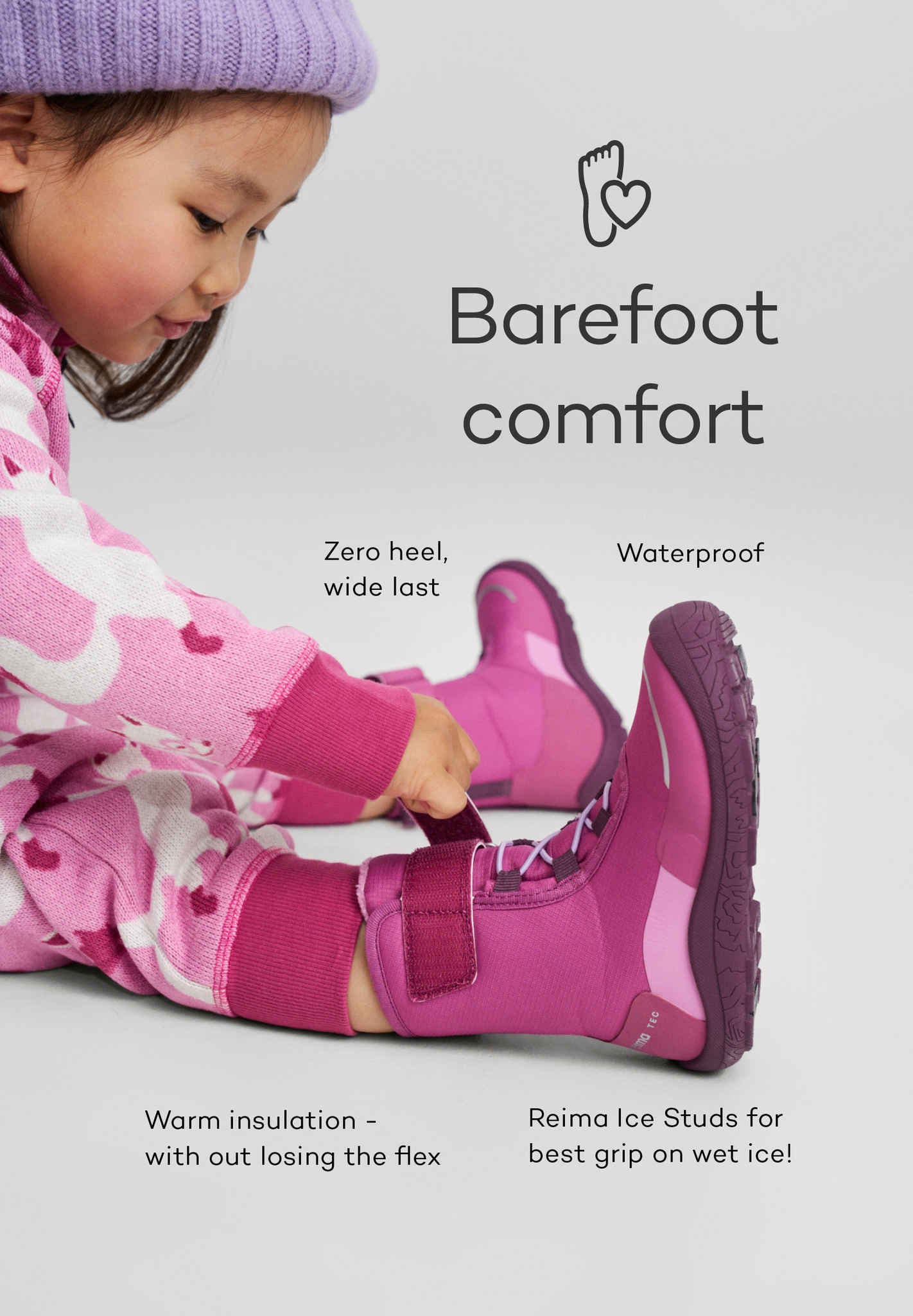 Kids' barefoot Winter boots Talvella Kids Winter