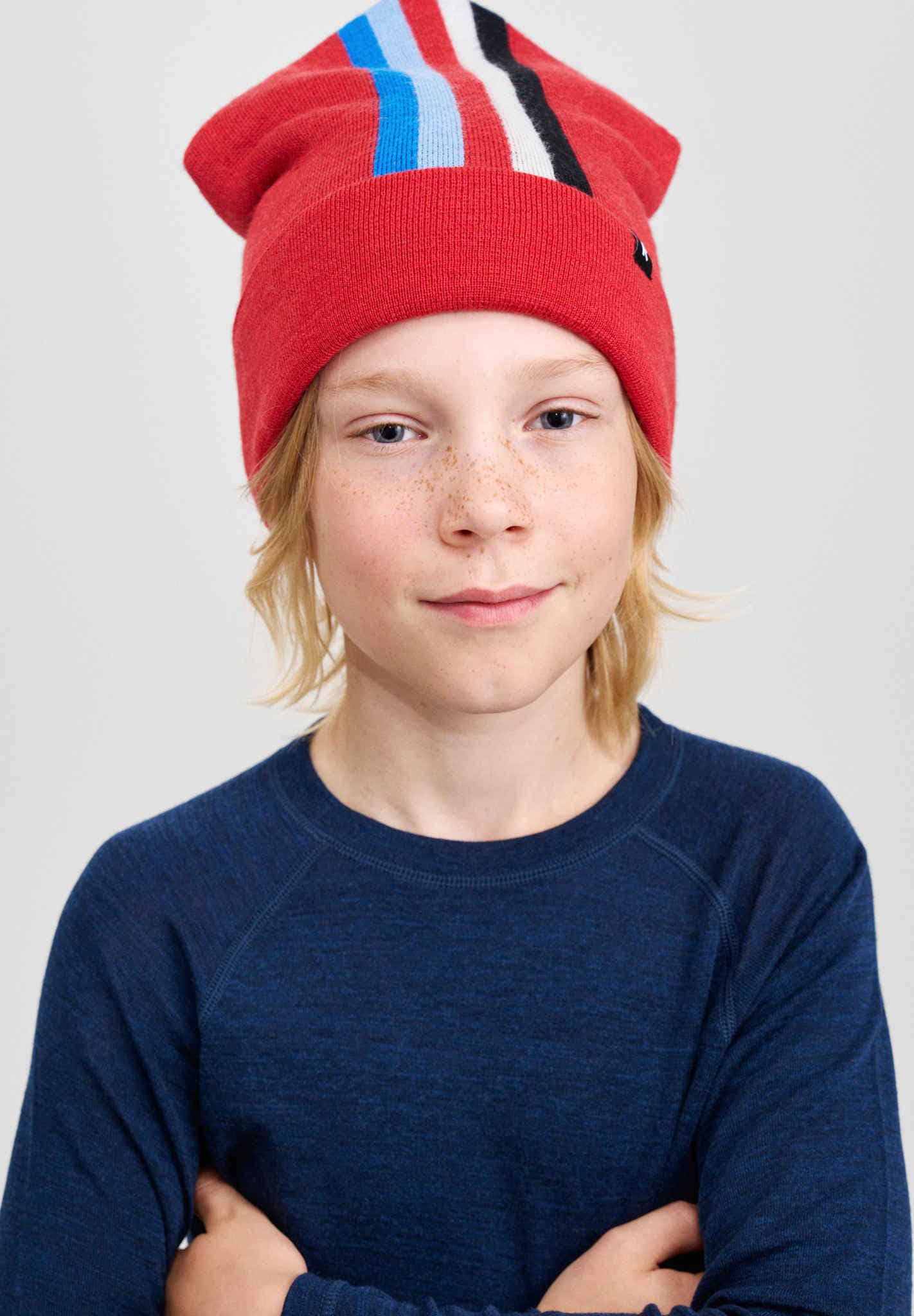 Kids' merino wool mix beanie Tiimi Skiwear