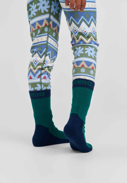 Kids' wool-blend socks Villalla Winter