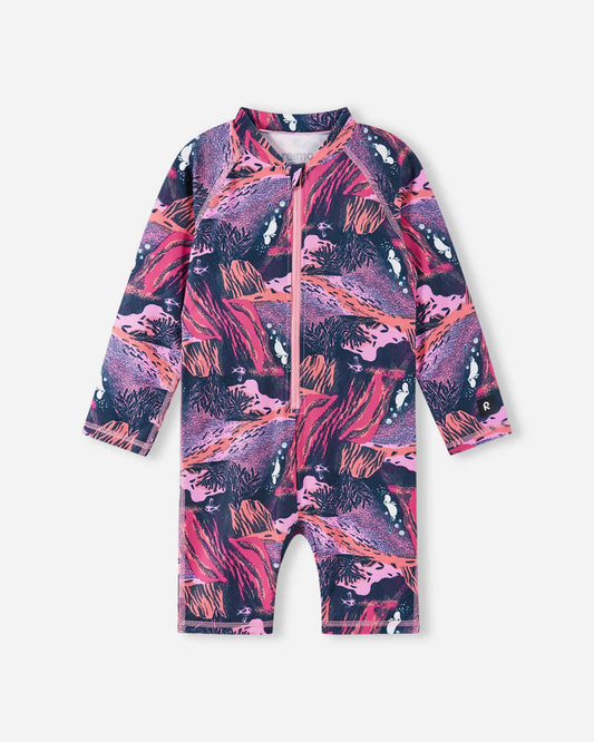 Toddlers' UV protective one piece swimsuit Moomin Sandig Winter
