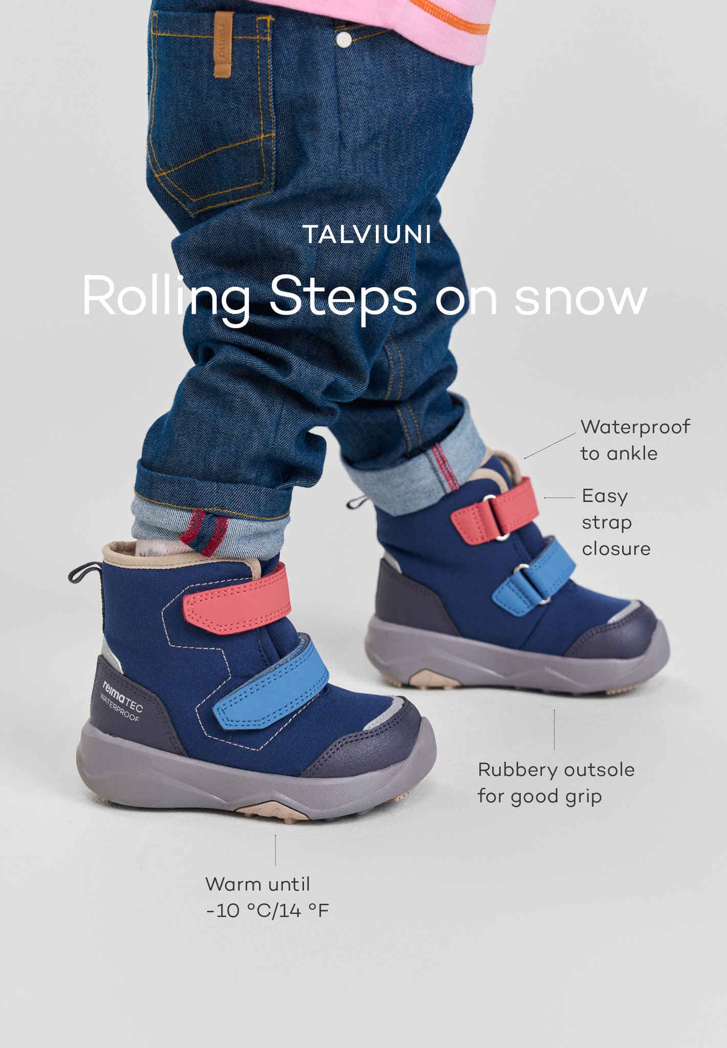 Toddlers' waterproof winter Shoes Talviuni Shoes