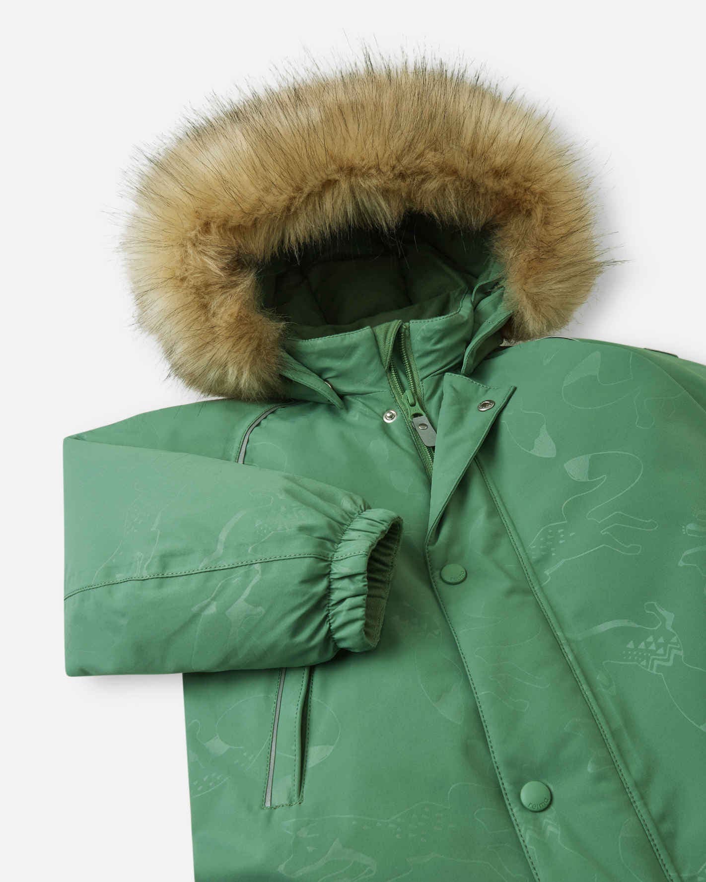 Toddlers' waterproof down snowsuit Aapua Winter