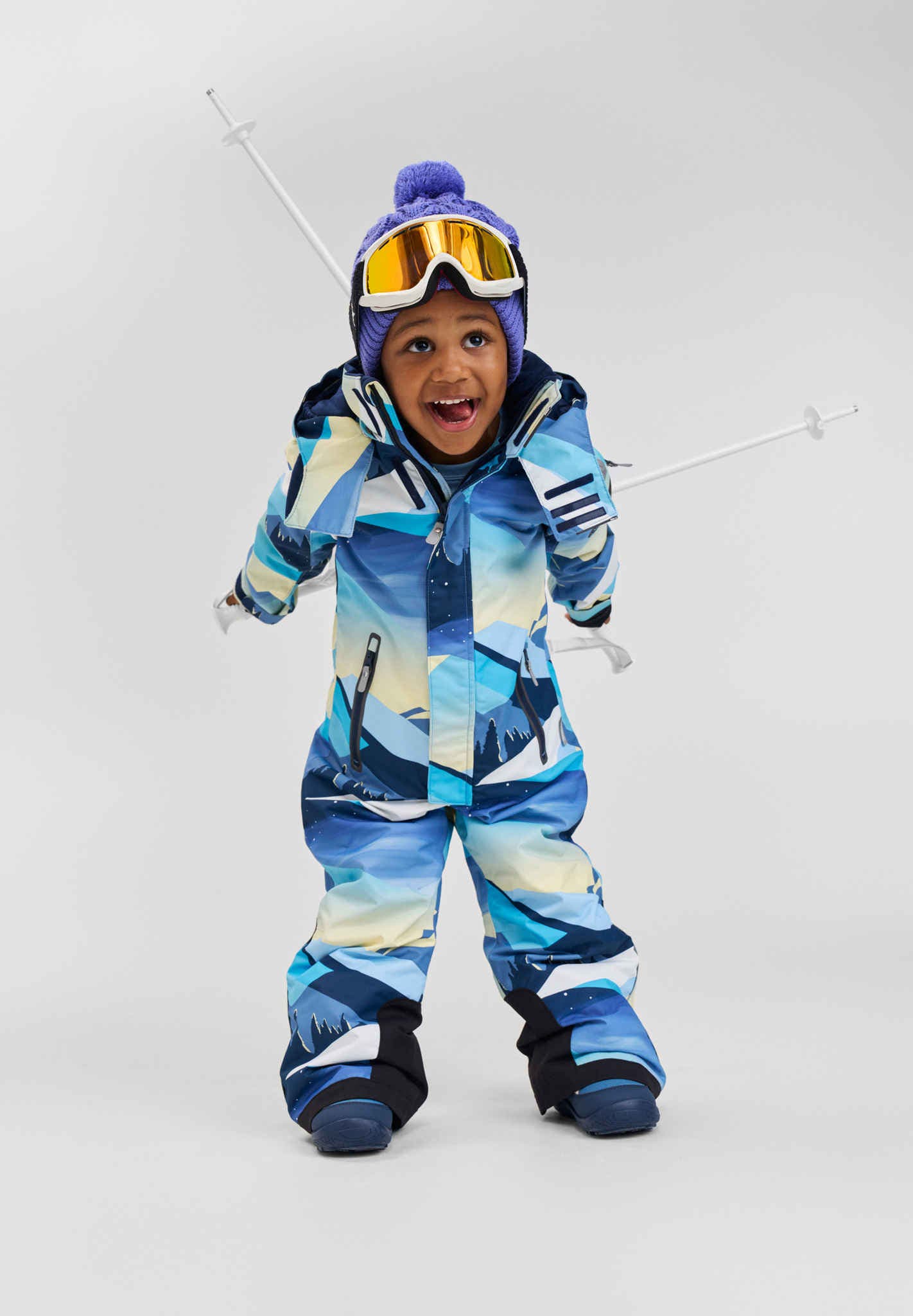 Kids' waterproof ski snowsuit Reach Skiwear