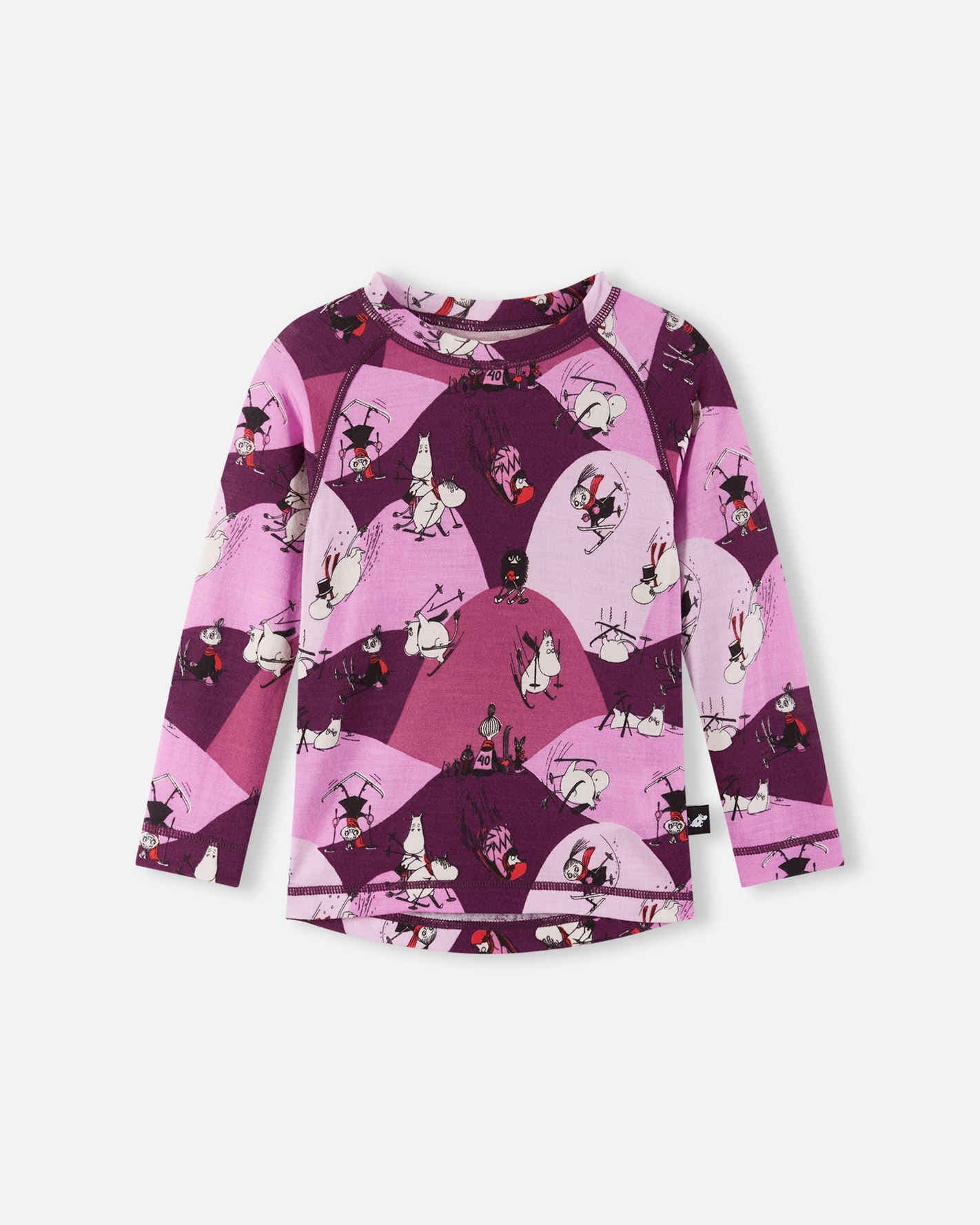 Toddlers' wool mix base-layer set Moomin Trivsam Winter