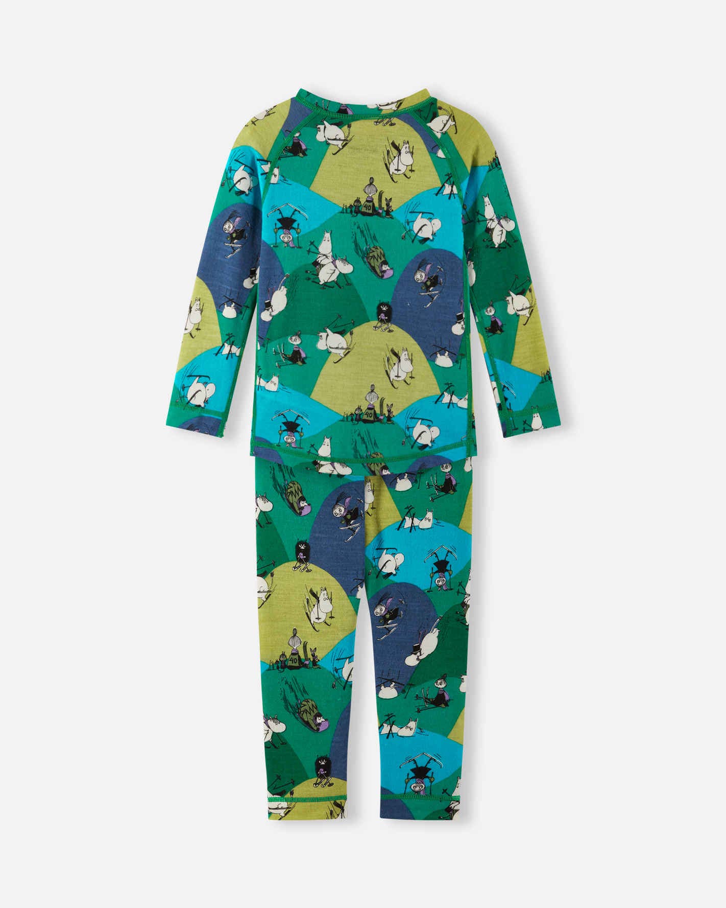 Toddlers' wool mix base-layer set Moomin Trivsam Winter