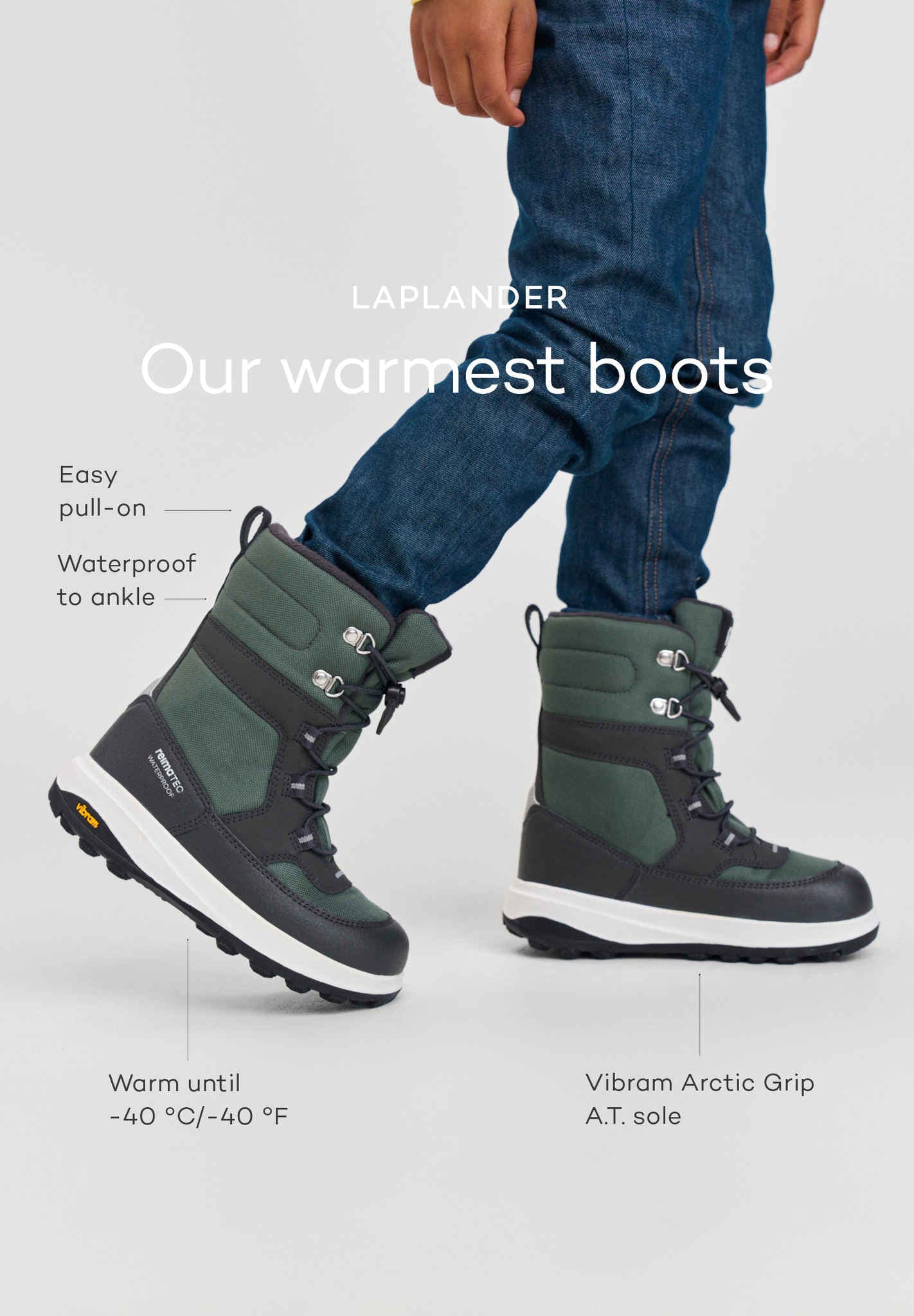 Kids' waterproof winter boots Laplander 2.0 Shoes