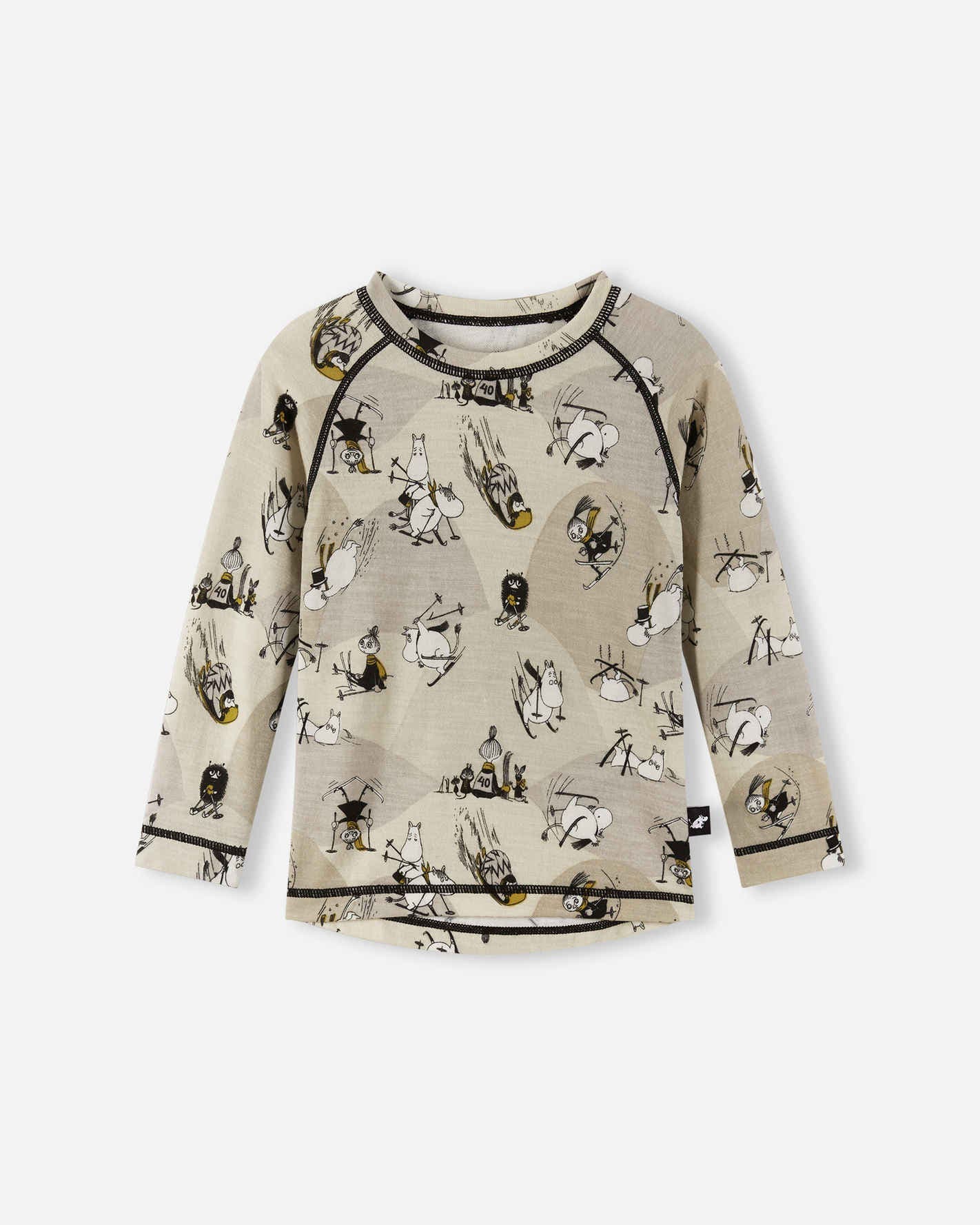 Toddlers' wool mix base-layer set Moomin Trivsam Winter